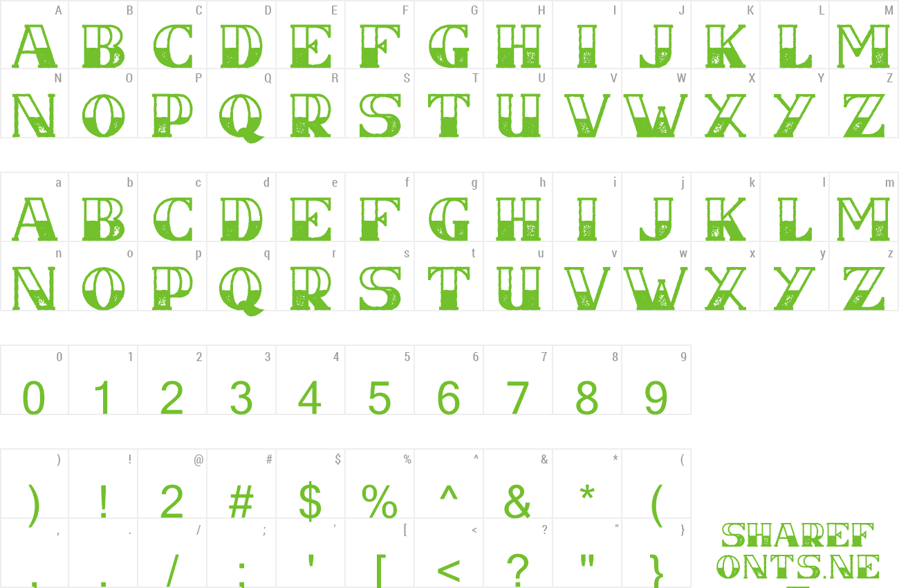 Font CS Nancy preview